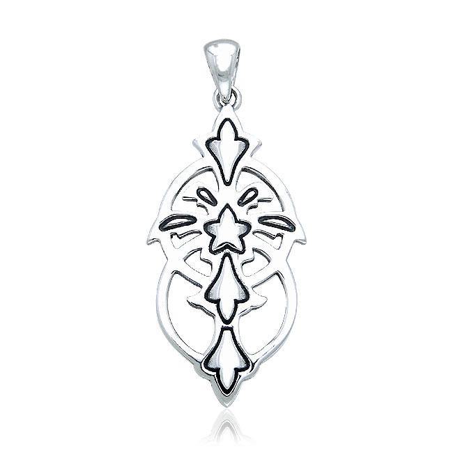 Protector of Sion Silver Celtic Pendant TPD448 - Jewelry