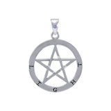 Light Pentagram Pendants - Magicksymbols