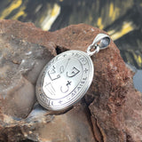 Sigil of the Archangel Cassiel Sterling Silver Small Pendant TPD4584