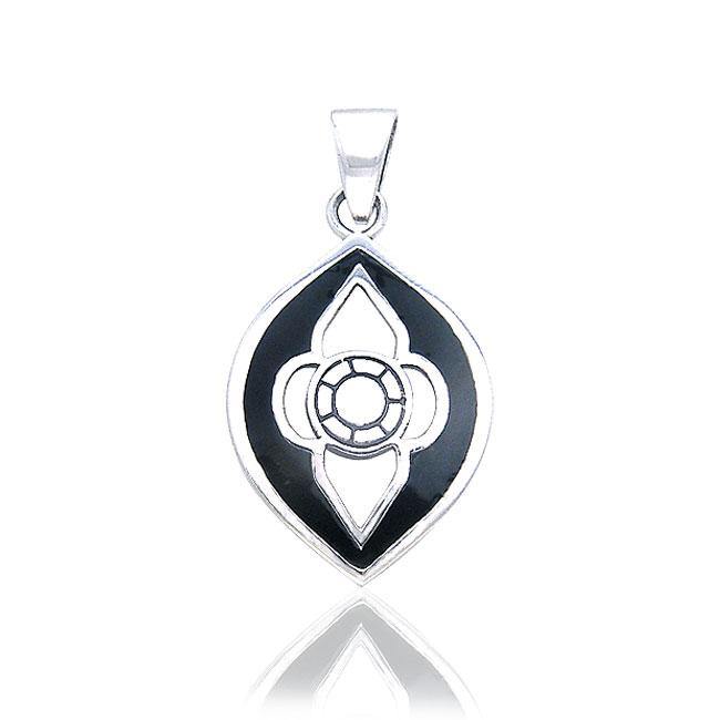 The Lady's Window Silver Celtic Pendant TPD468 - Jewelry