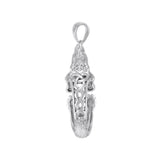 Sterling Silver Howling Wolf Pendant TPD4852 - Jewelry