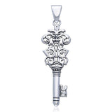 Key of Knowledge Silver Celtic Pendant TPD487 - Jewelry