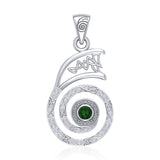 The Reiki Dai Ko Myo Sterling Silver Pendant with Gemstone TPD4924