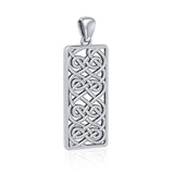 Celtic Knotwork Sterling Silver Pendant TPD5073 - Jewelry