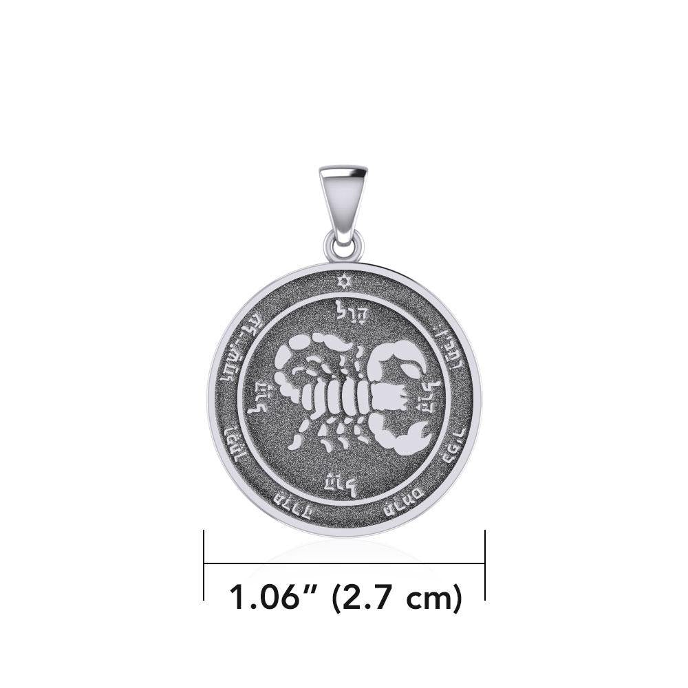 Fifth Pentacle of Mars Silver Pendant TPD5238 - Jewelry