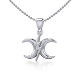 The Power Moon Silver Pendant TPD5257 - Jewelry