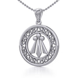 Awen The Three Rays of Light with Celtic Silver Pendant TPD5305 - Jewelry