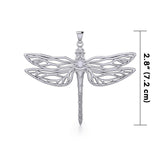 Break Away with the Dragonfly Silver Pendant TPD5383 - Jewelry