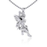 Enchanted Fairy Silver Pendant TPD5397 - Jewelry