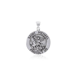 Saint Michael Silver Pendant (Small 18 mm.) TPD5467