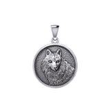 Wonderful Wolf Silver Pendant TPD5475 - Jewelry