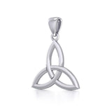 Celtic Trinity Knot Silver Pendant Medium Size TPD5606 - Jewelry