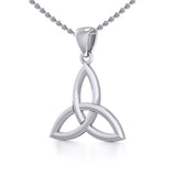 Celtic Trinity Knot Silver Pendant Medium Size TPD5606 - Jewelry