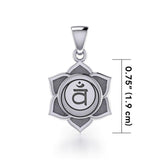 Svadhisthana Sacral Chakra Sterling Silver Pendant TPD5624 - Jewelry