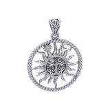 The Sun and Tree of Life Silver Pendant TPD5926