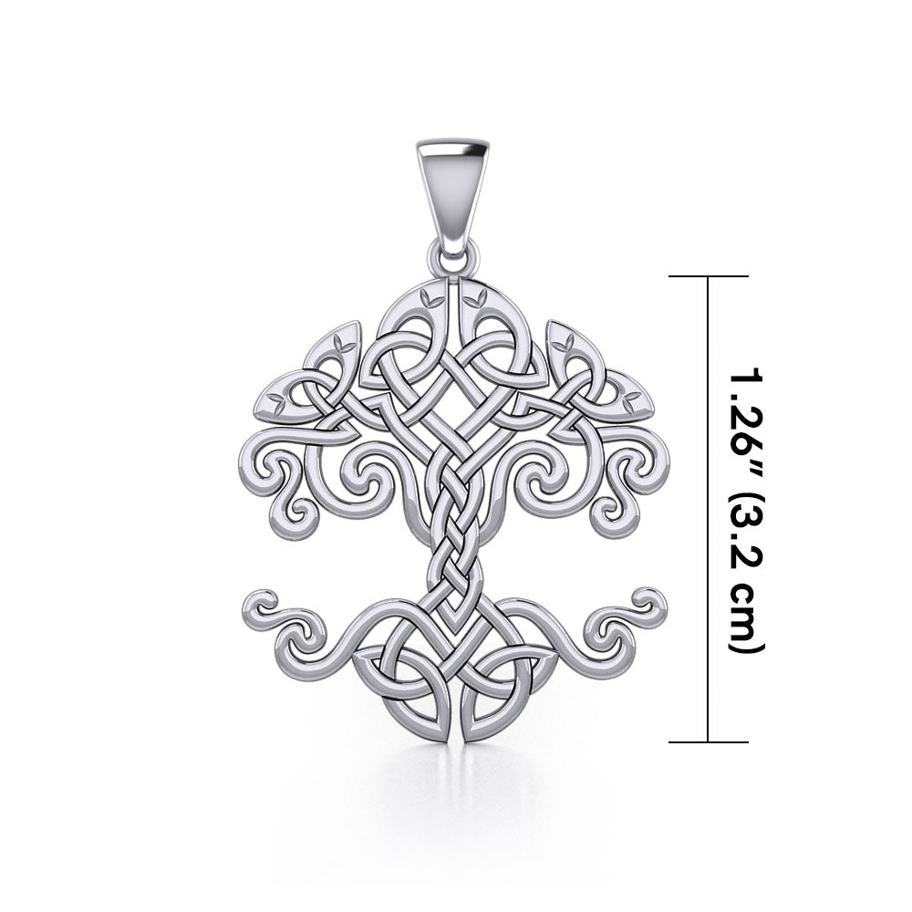 Honor Thy Tree of Life Sterling Silver Pendant designed by Cari Buziak TPD643