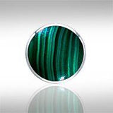 Circle Cabochon Silver Pendant TPD716 - Jewelry