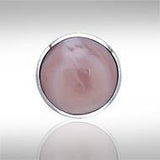 Circle Cabochon Silver Pendant TPD716 - Jewelry