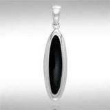 Oval Cabochon Silver Pendant TPD719 - Jewelry