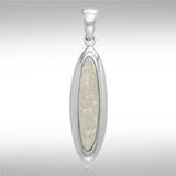 Oval Cabochon Silver Pendant TPD719 - Jewelry