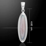 Oval Cabochon Silver Pendant TPD719 - Jewelry