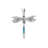 Dragonfly Sterling Silver Pendant TPD735 - Jewelry