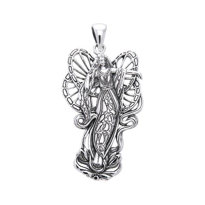 Lotus Fairy Silver Pendant TPD969 - Jewelry