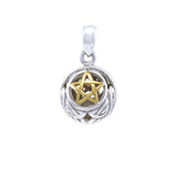 Hollow Ball With Pentacle Pendant TPV2842