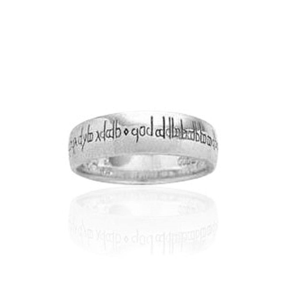 Empower Word Silver Ring TR3360 - Jewelry