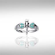 Dragonfly Silver Toe Ring TR3729 - Jewelry