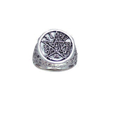 Seal of Solomon Silver Ring TR3767 - Jewelry