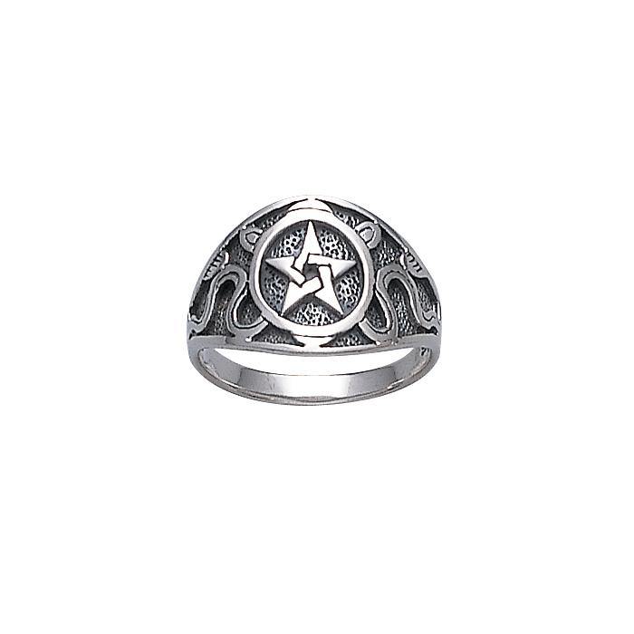 Silver The Star Ring TR878 - Jewelry