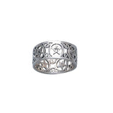 Silver Pentacle Ring TR883
