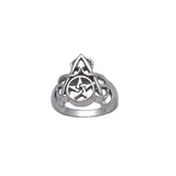 Pentacle Sterling Silver Ring TR915