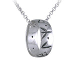 Runic Power Silver Ring and Chain Set TRI036 - Jewelry