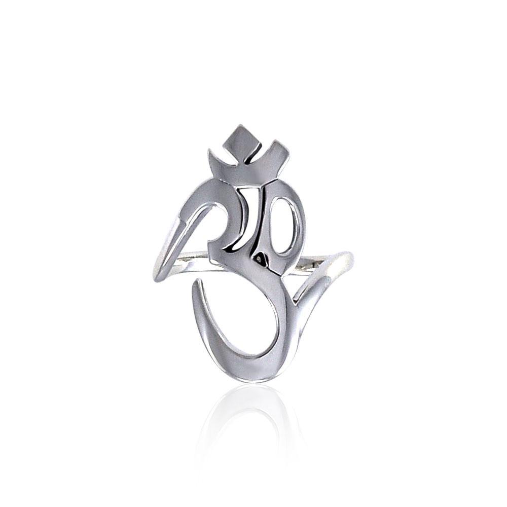 OM Expression of Spiritual Perfection Ring TRI1220 - Jewelry