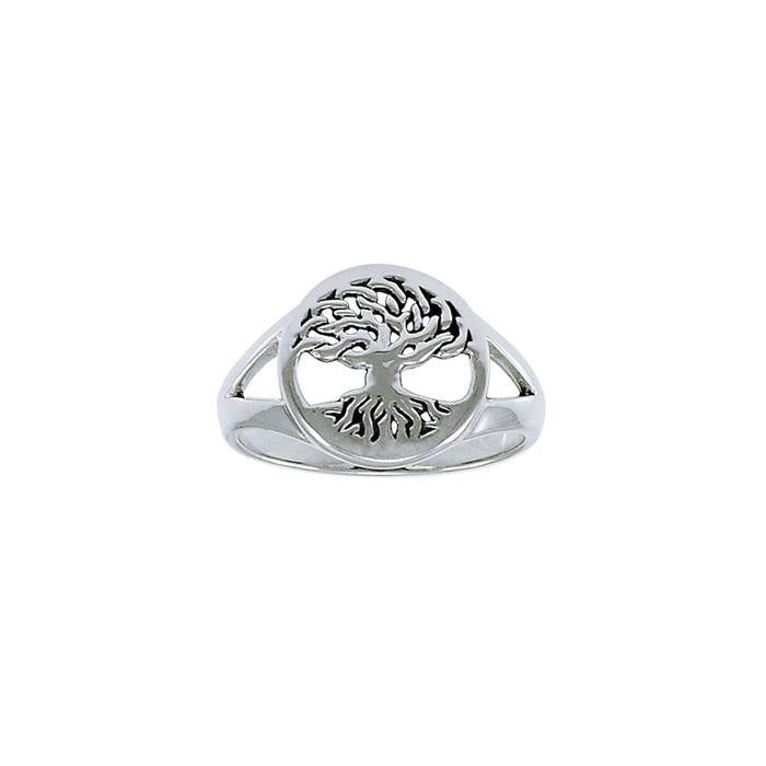 Get the look of extraordinary ~ Sterling Silver Jewelry Tree of Life Ring TRI1276 - Jewelry
