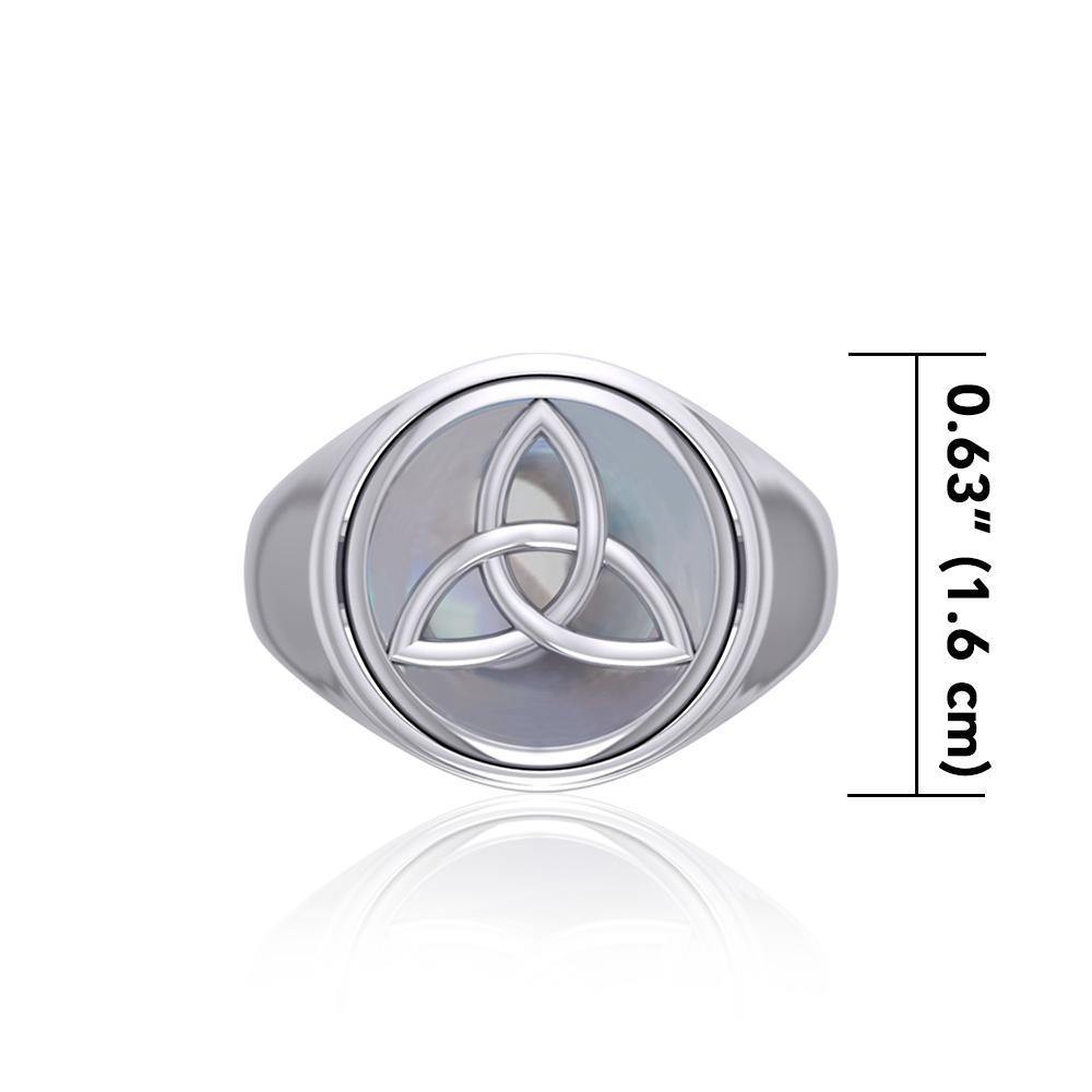 Trinity Knot Silver Flip Ring TRI152 - Jewelry