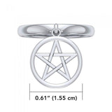 Pentacle Charm Ring TRI1530