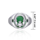 Irish Claddagh Flip Ring TRI154 - Jewelry