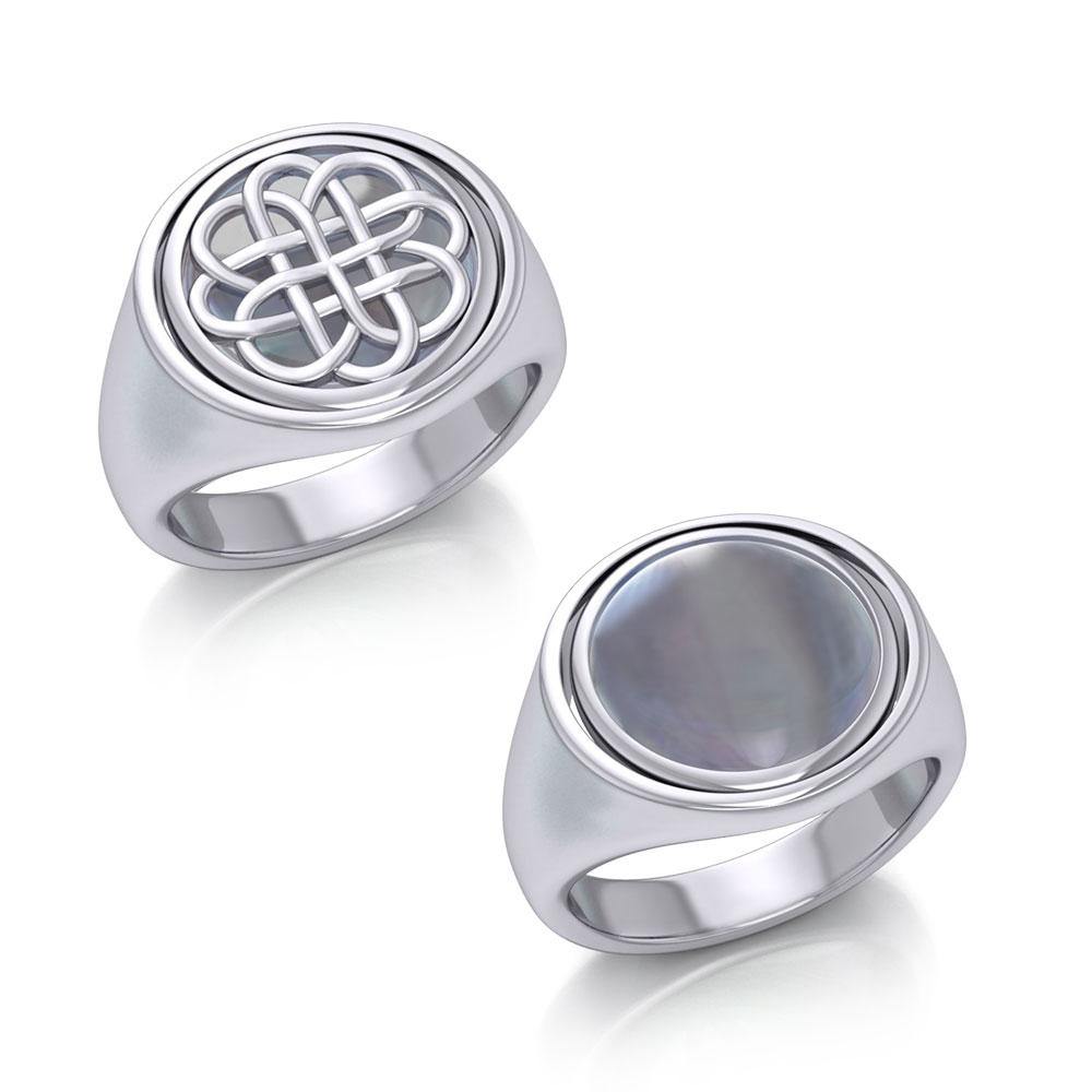Celtic Knotwork Flip Ring TRI156 - Jewelry