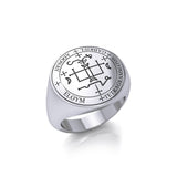 Archangel Gabriel Sigil Silver Ring TRI1565 - Jewelry