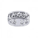 Uncovering the Natural Sense of Masonry in Spinner Ring TRI1616 - Jewelry