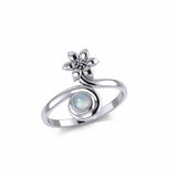 Flower Silver Ring TRI1874 - Jewelry