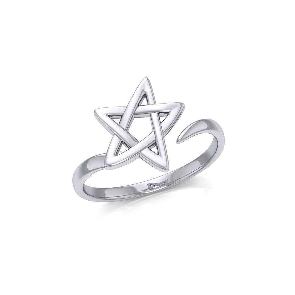 The Star Silver Wrap Ring TRI1891 - Jewelry