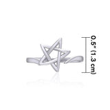 The Star Silver Wrap Ring TRI1891 - Jewelry