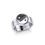 Yin Yang Love Silver Commitment Ring TRI1940 - Jewelry