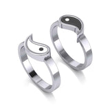 Yin Yang Love Silver Commitment Ring TRI1940 - Jewelry