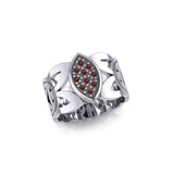 Borre Silver Ring with Gemstones TRI1948 - Jewelry