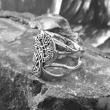 Celtic Cross with Infinity Silver Ring TRI1952 - Jewelry